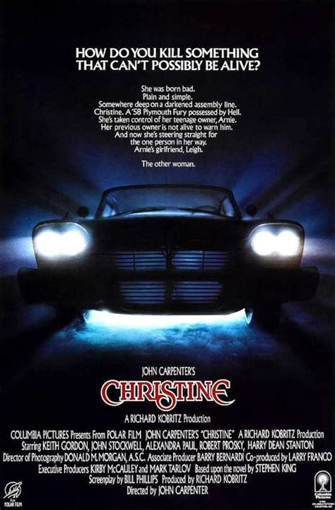 Christine will be remadereadapted by the director of Hannibal for Blumhouse and Sony This is great news because I believe that not enough people talk about this movie or the book it inspired. . Christine stephen king imdb